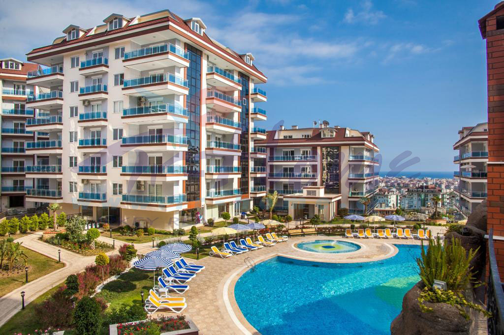 Alanya Cikcilli de Bol Aktiviteli 5 Yıldızlı Otel Standartlarında 2+1 Satılık Daire