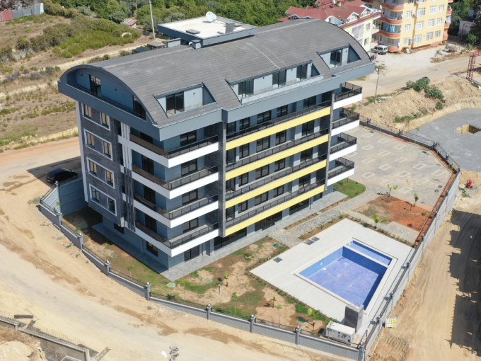 Son 3 daire Oba’da harika bir apartmanı